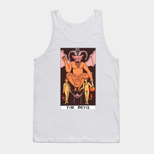 The Devil Tarot Card Tank Top